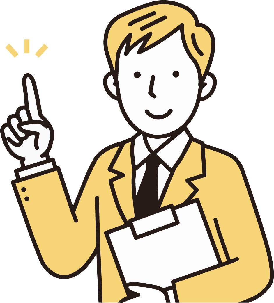 説明している男性の画像